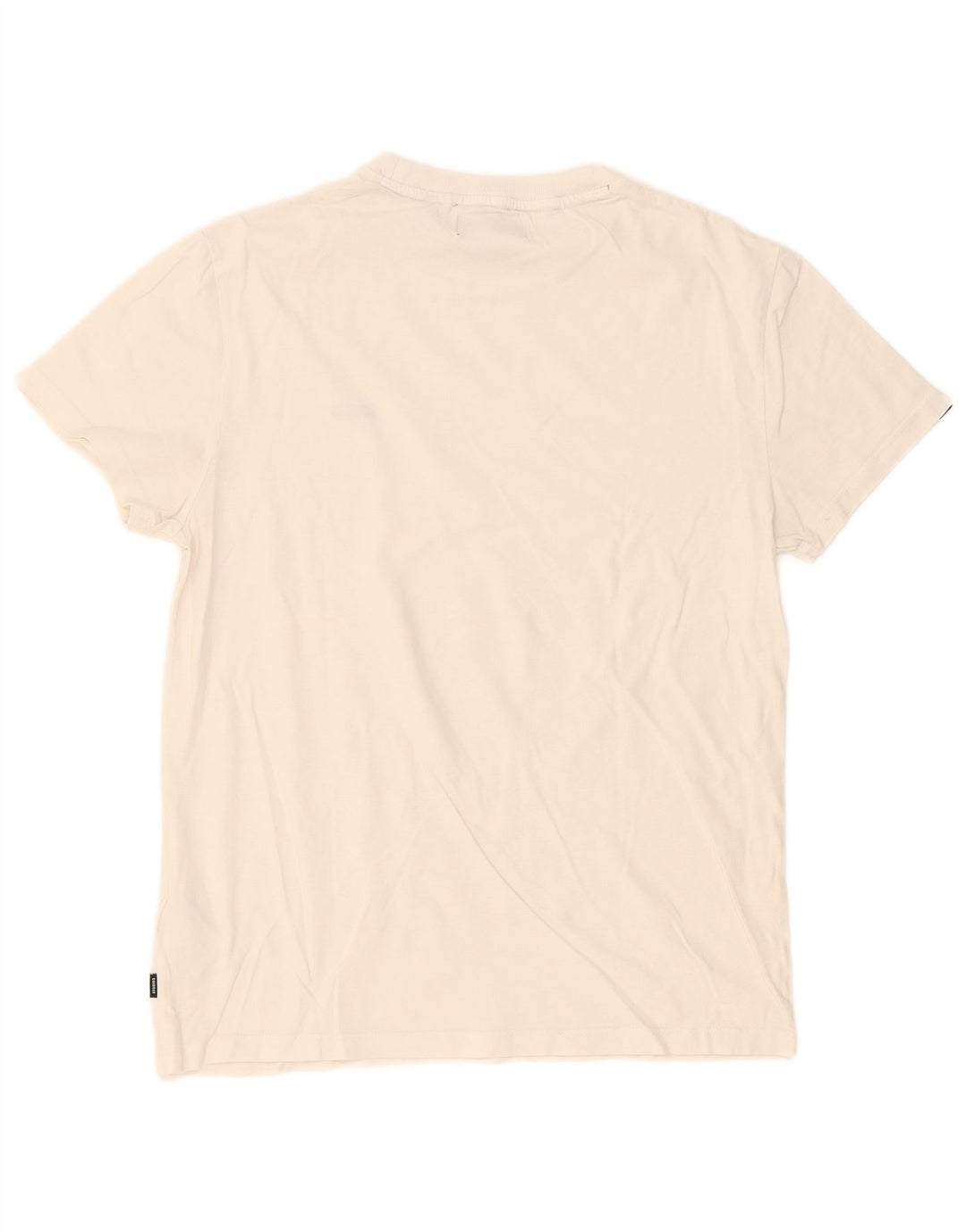 Superdry T-shirt top til mænd, stor hvid bomuld
