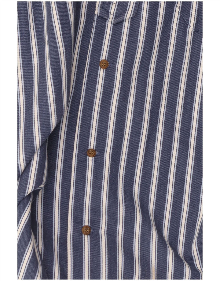 Civil Herre Pullover Shirt Medium Navyblå Stribet bomuld