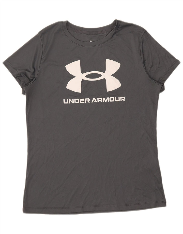 Under Armour Herre grafisk T-shirt Top mellemgrå polyester