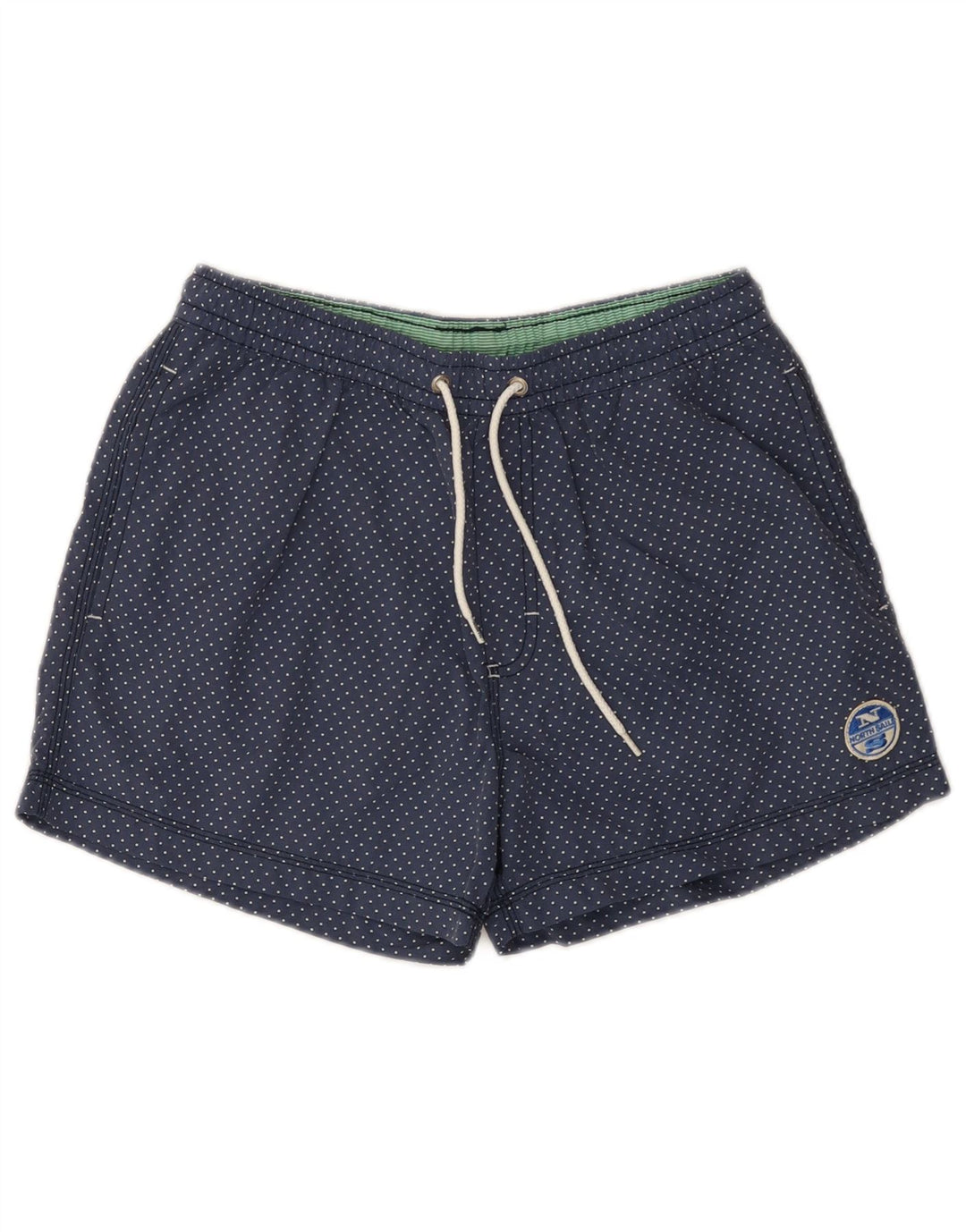 North Sails Herre badeshorts Medium Marineblå Plettet polyamid