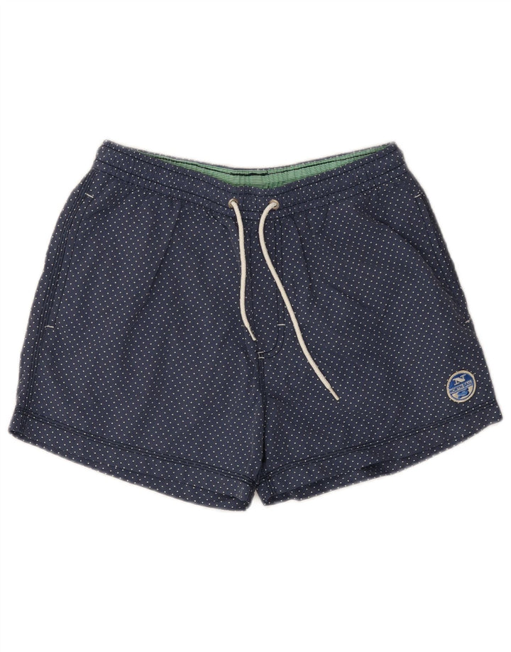 North Sails Herre badeshorts Medium Marineblå Plettet polyamid