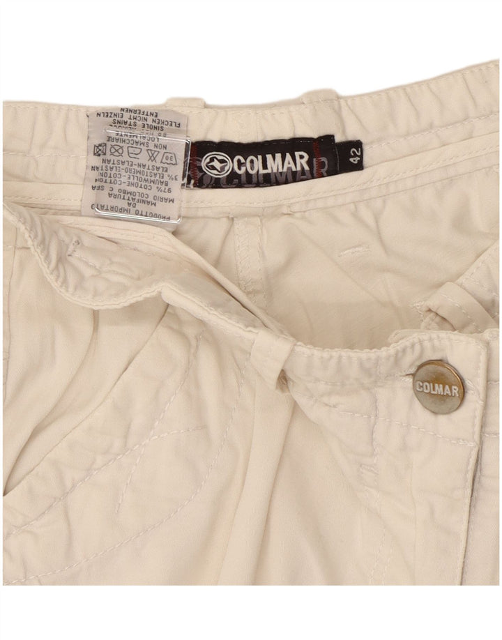 Colmar Chino Shorts til kvinder IT 42 Medium W30 Hvid Bomuld