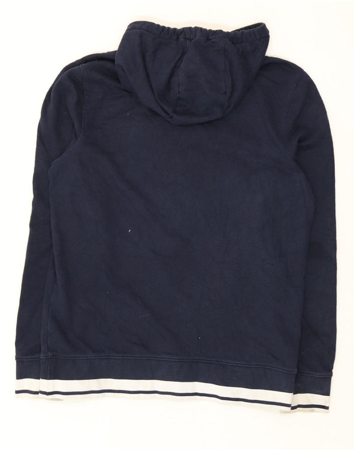 MICHAEL KORS Mens Graphic Hoodie Jumper Small Navy Blue Vintage Michael Kors and Second-Hand Michael Kors from Messina Hembry 