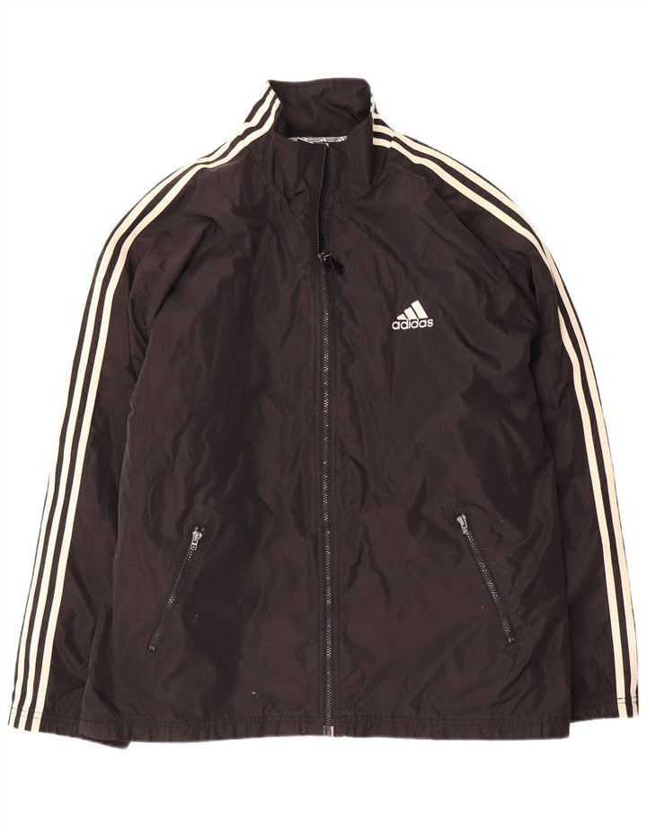 Adidas Træningsdragt til mænd Topjakke UK 44/46 Stor sort nylon
