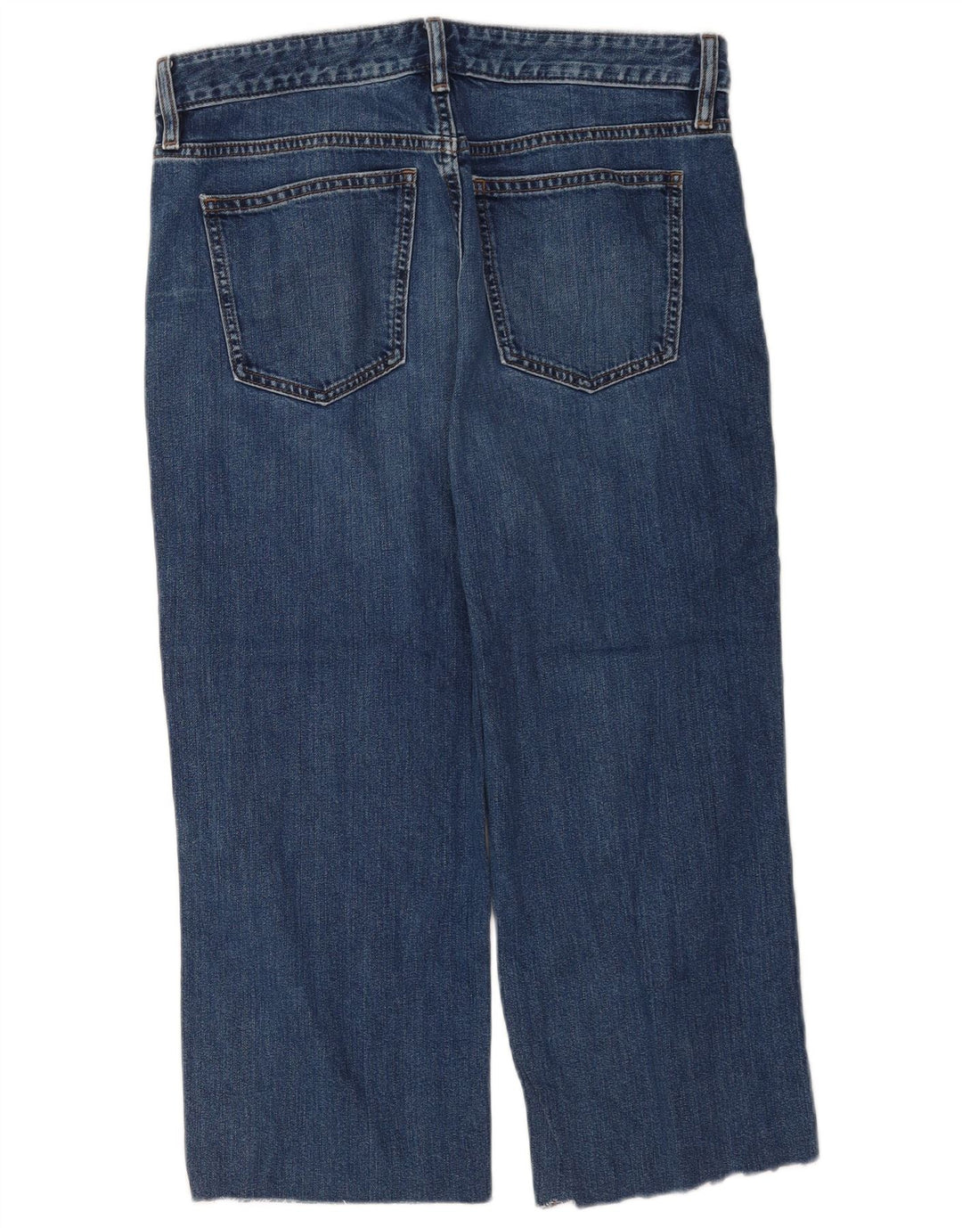Marks & Spencer Kvinde Kæreste Capri Jeans UK 12 Medium W32 L22 Blå