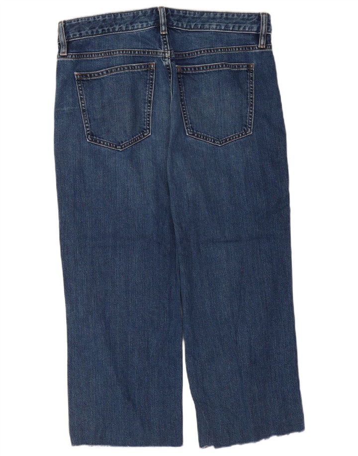 Marks & Spencer Kvinde Kæreste Capri Jeans UK 12 Medium W32 L22 Blå