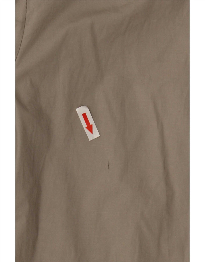 Zara Dame Oversized Shirt UK 10 Small Grå Bomuld