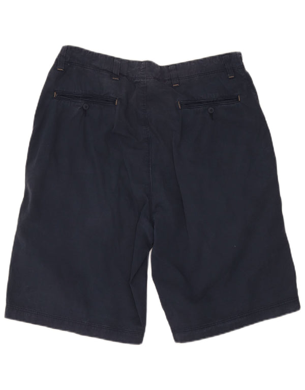 Champion Herre Chino Shorts Large W34 Marineblå Bomuld