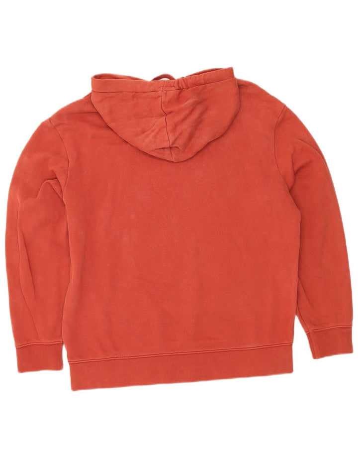 Lee Herre Regular Fit Hoodie Jumper Medium Rød Bomuld