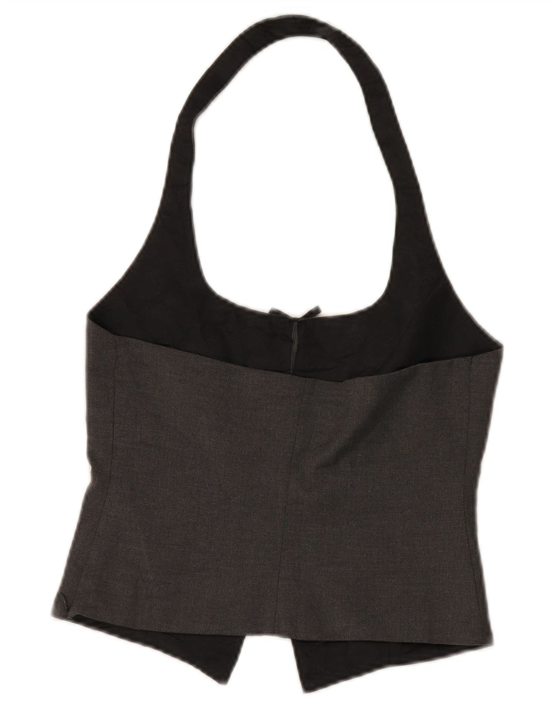 Zara Womens Crop Halter Top UK 8 Small Grå