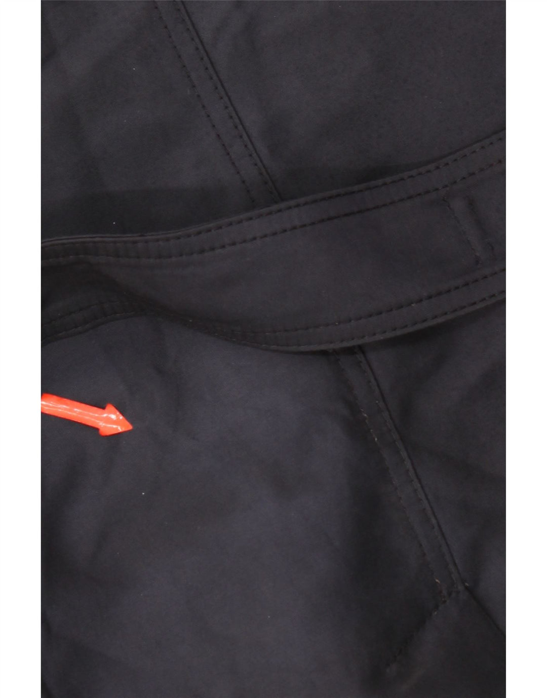 Zara Herre Trench Coat UK 40 Large Navy Blue Polyester