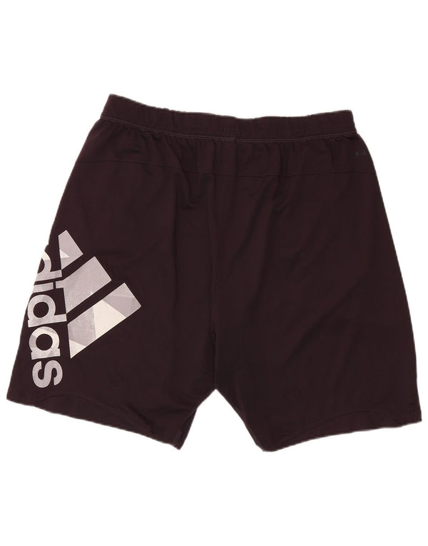 Adidas grafiske sportsshorts til mænd mellem sort polyester