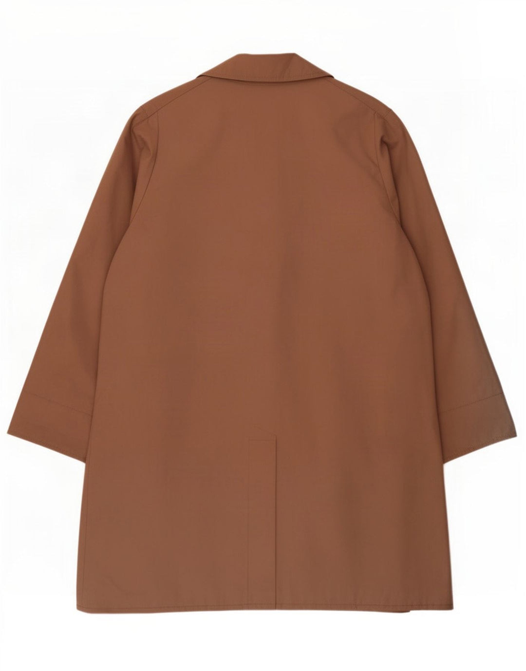 Claude Havrey Dameoverfrakke UK 14 Large Brown Colourblock Polyester