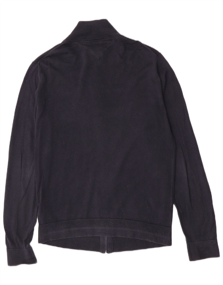 Tommy Hilfiger Herre Cardigan Sweater Medium Navyblå Bomuld