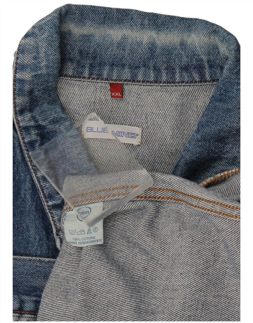 Vintage Herre denimjakke UK 44 2XL Blå Bomuld