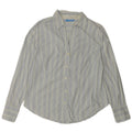 DOCKERS Womens Shirt UK 16 Large Blue Striped