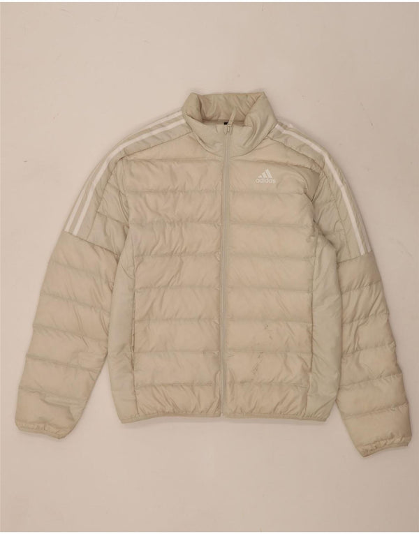 Adidas Polstret Herrejakke UK 38 Medium Beige Polyester
