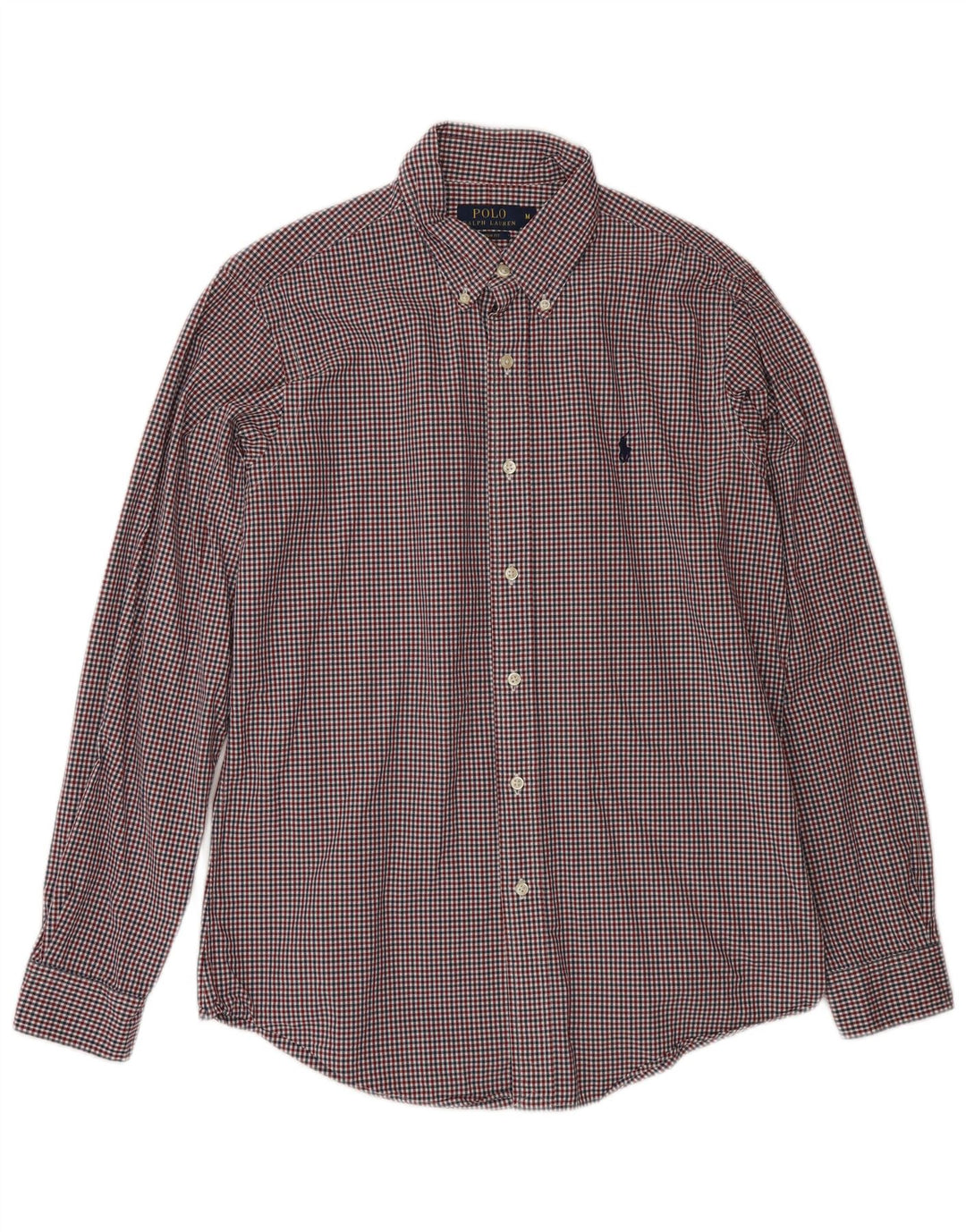 Polo Ralph Lauren Herre Custom Fit skjorte Medium Multicolored Gingham Cotton
