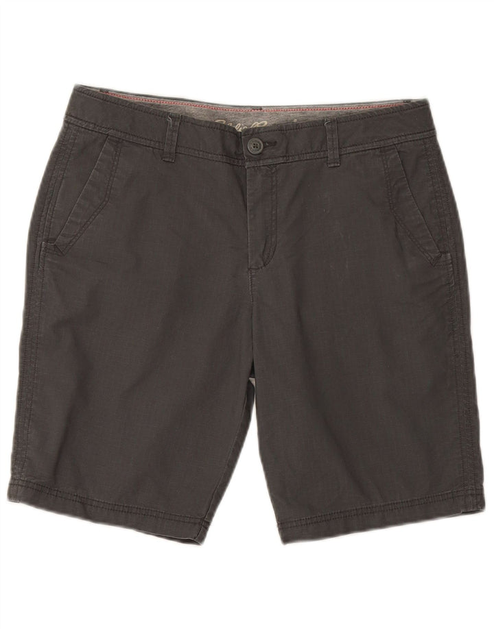 EDDIE BAUER Chino Shorts til kvinder US 8 Medium W32 Grå Bomuld