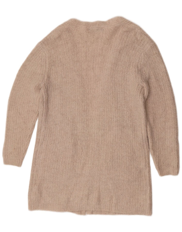 Marks & Spencer Dame Longline Cardigan Sweater UK 12 Medium Off White