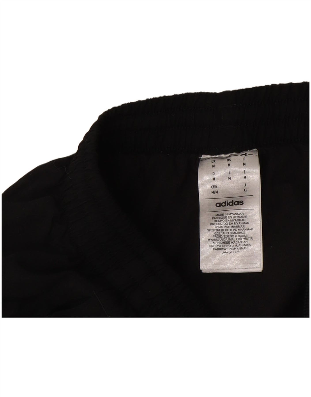 Adidas Dame træningsdragt Bukser Joggers UK 14 Medium Sort Polyester