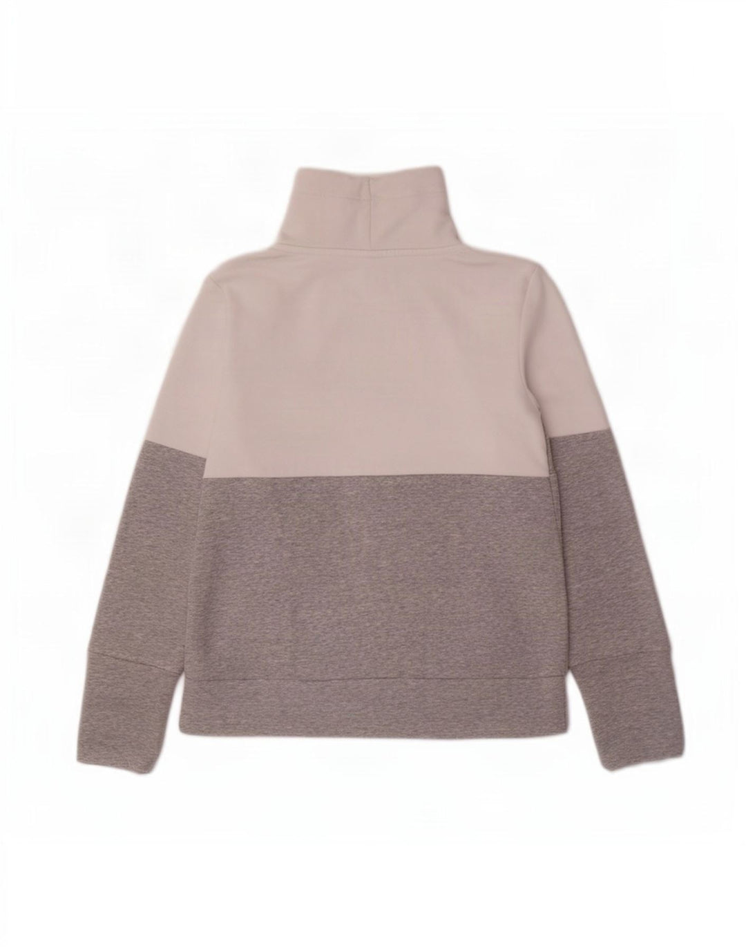 Puma Graphic Sweatshirt Jumper UK 10 Small Grey Colourblock