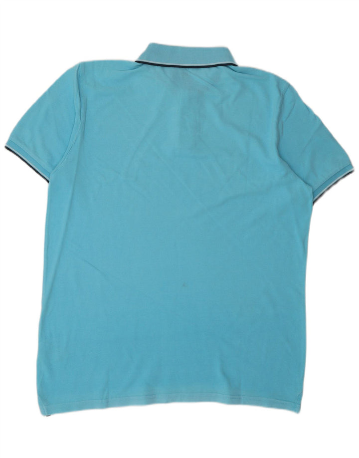 Lee Herre Regular Fit Polo Shirt Stor Blå Bomuld