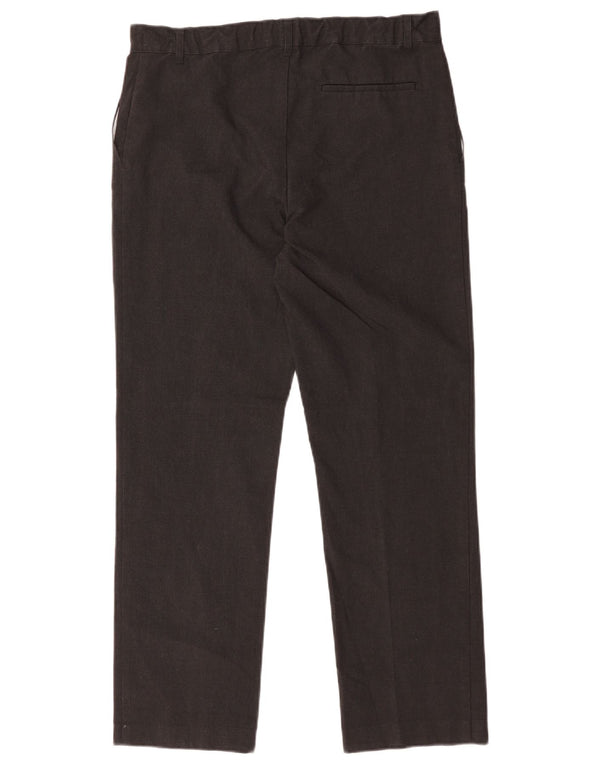 Marks & Spencer Boys Lige Chinobukser 15-16 år W34 L29 Grå