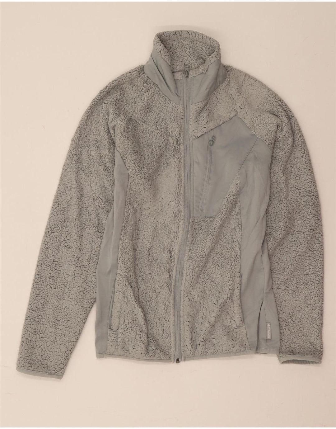 Columbia Dame Fleecejakke UK 10 Lille Grå Polyester