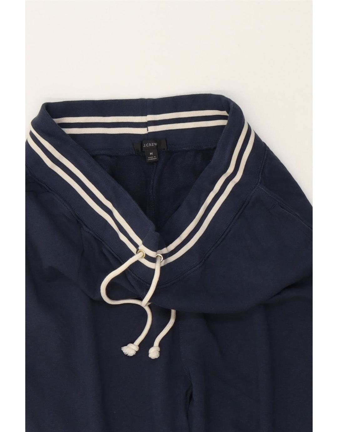 J. CREW Mens Tracksuit Trousers Joggers Medium  Navy Blue Cotton Vintage J. Crew and Second-Hand J. Crew from Messina Hembry 
