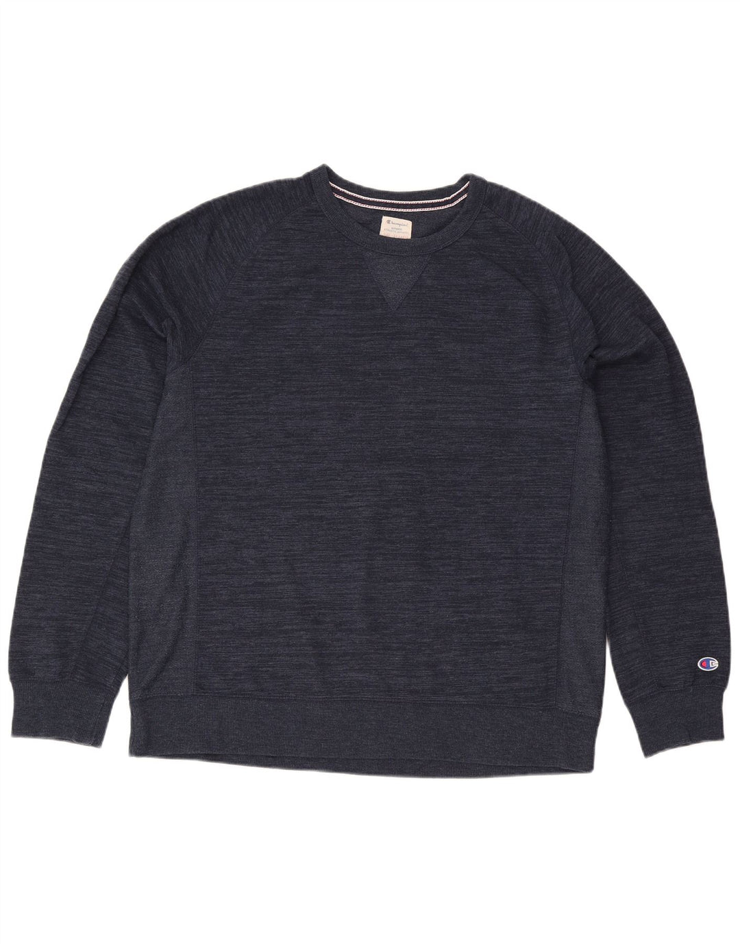 Champion Herre Sweatshirt Jumper 2XL Navyblå Flecked Bomuld