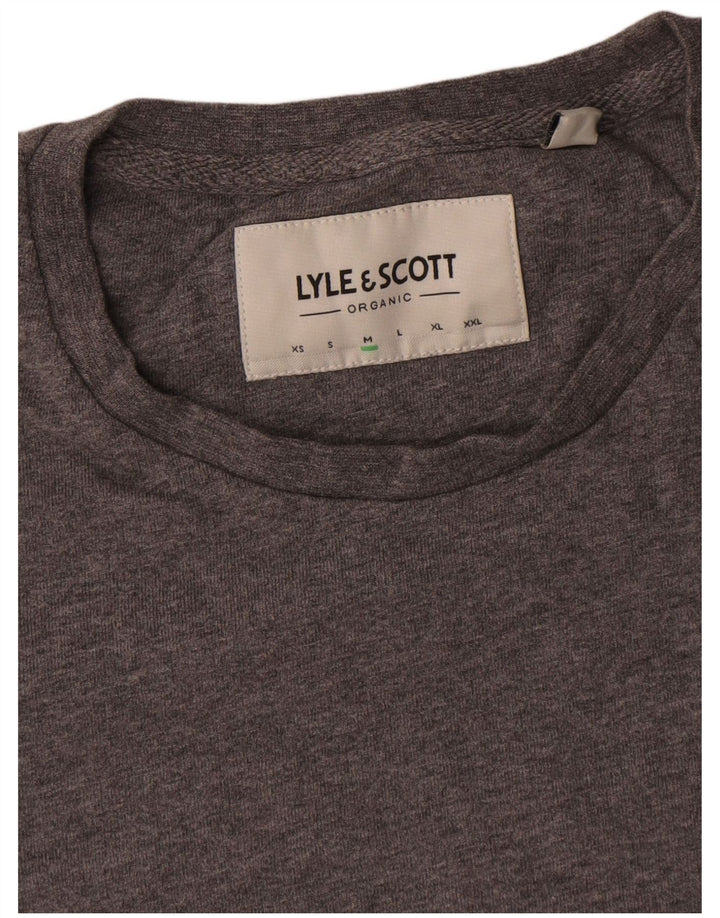 Lyle & Scott Herre T-shirt Top mellemgrå bomuld