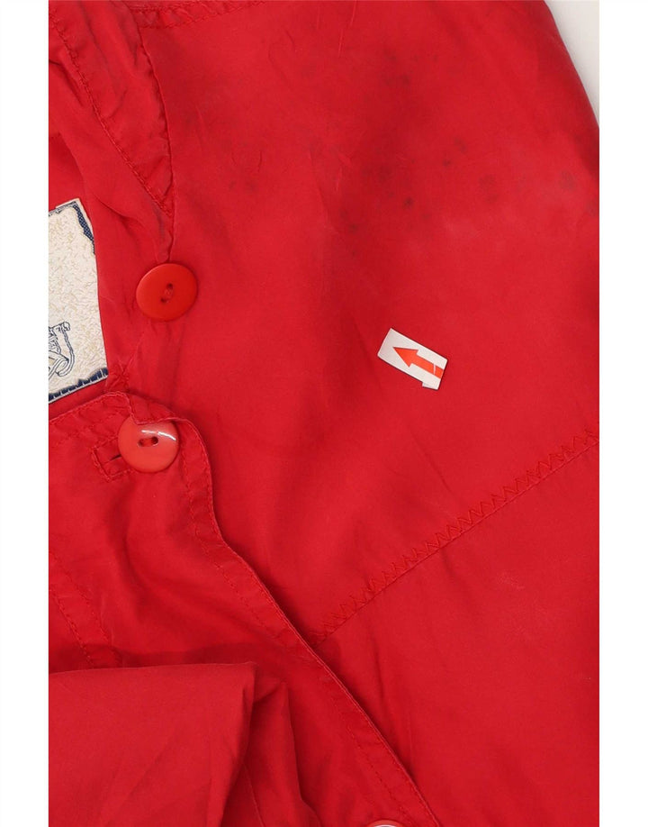 Brugi Dame Oversized Utility Jacket UK 14 Medium Red Silk
