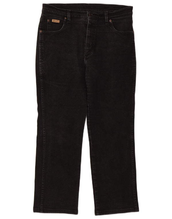 Wrangler Herre Texas Straight Jeans W34 L27 Sort