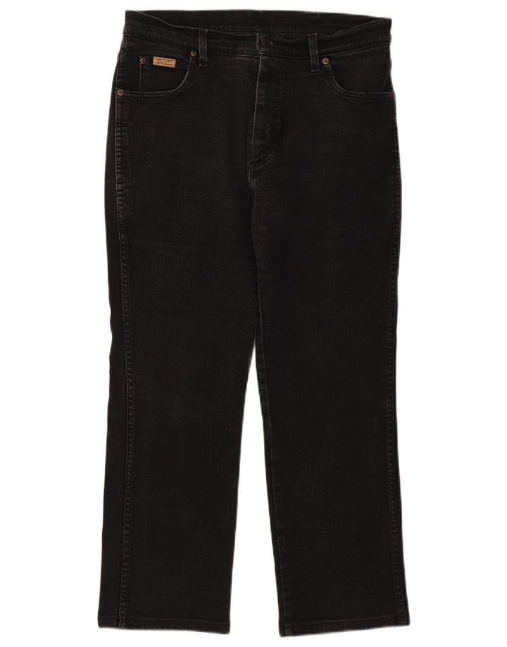 Wrangler Herre Texas Straight Jeans W34 L27 Sort