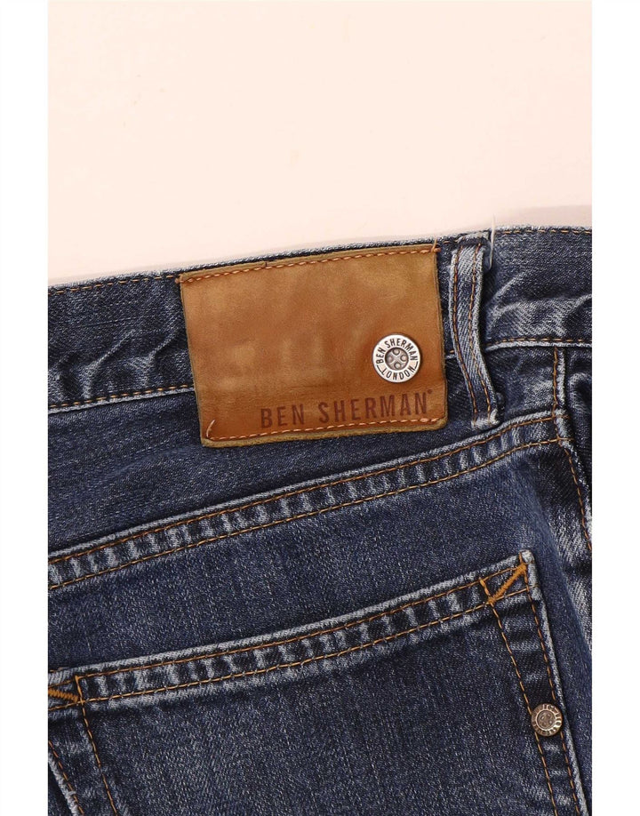 Ben Sherman Herre Slim Jeans W30 L30 Blå Bomuld