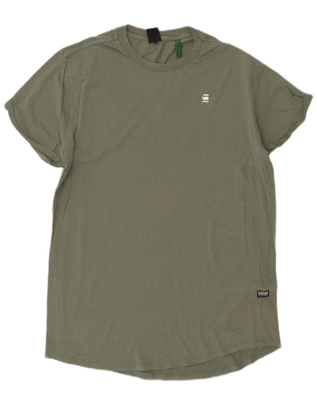 G-STAR Mens T-Shirt Top Large Khaki Cotton