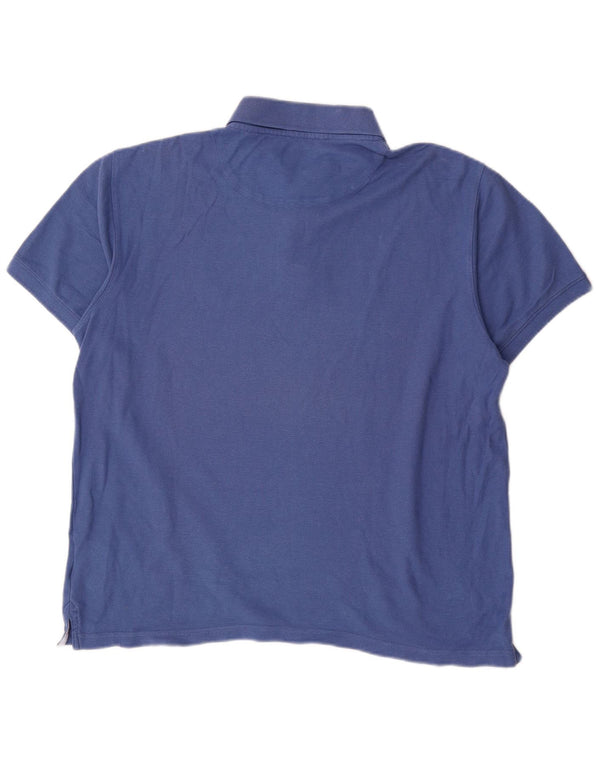 Paul Rosen Herre Polo Shirt Large Blue