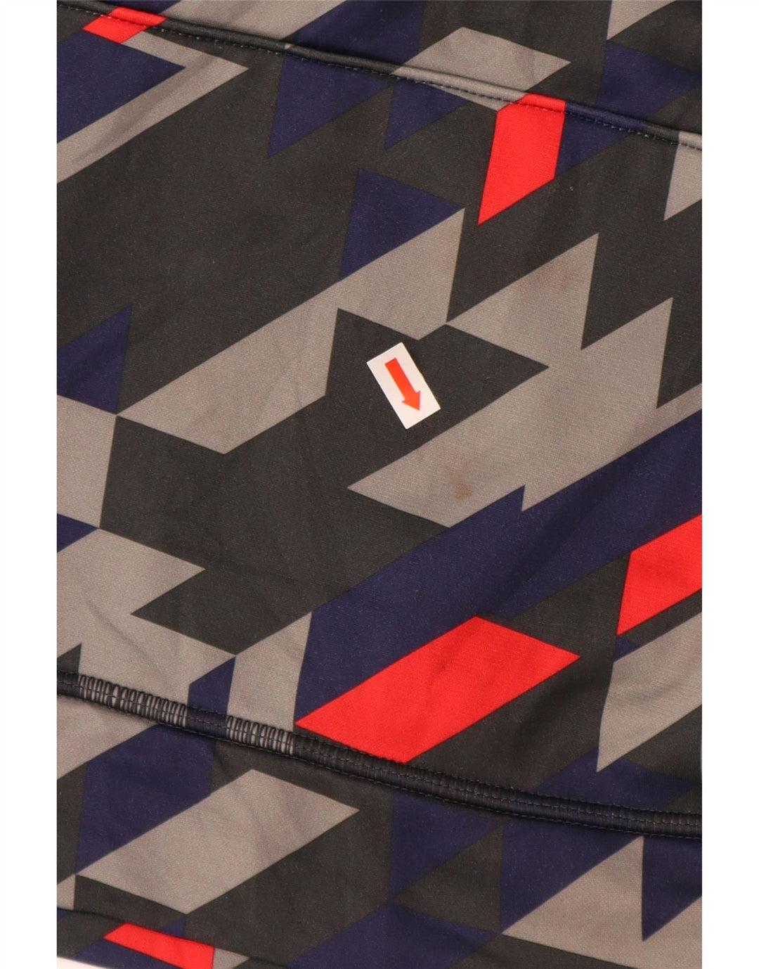 UNDER ARMOUR Løs hættetrøje til piger 11-12 år Stor Rød Geometrisk