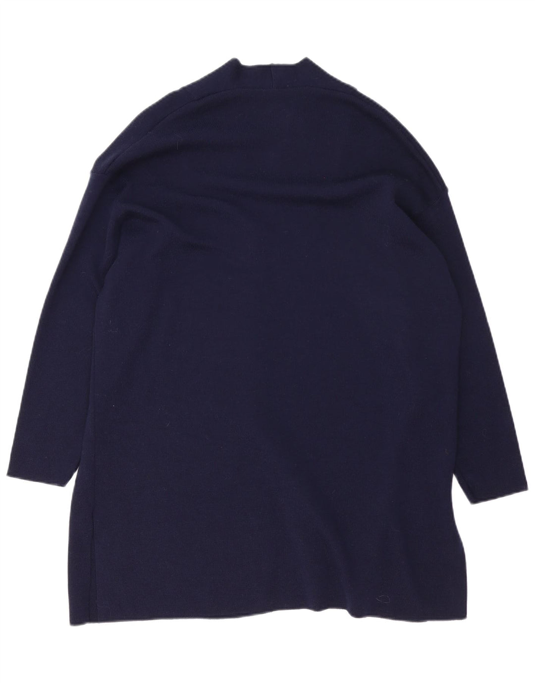 Marks & Spencer Dame Longline Cardigan Sweater UK 12 Medium Navy Blue