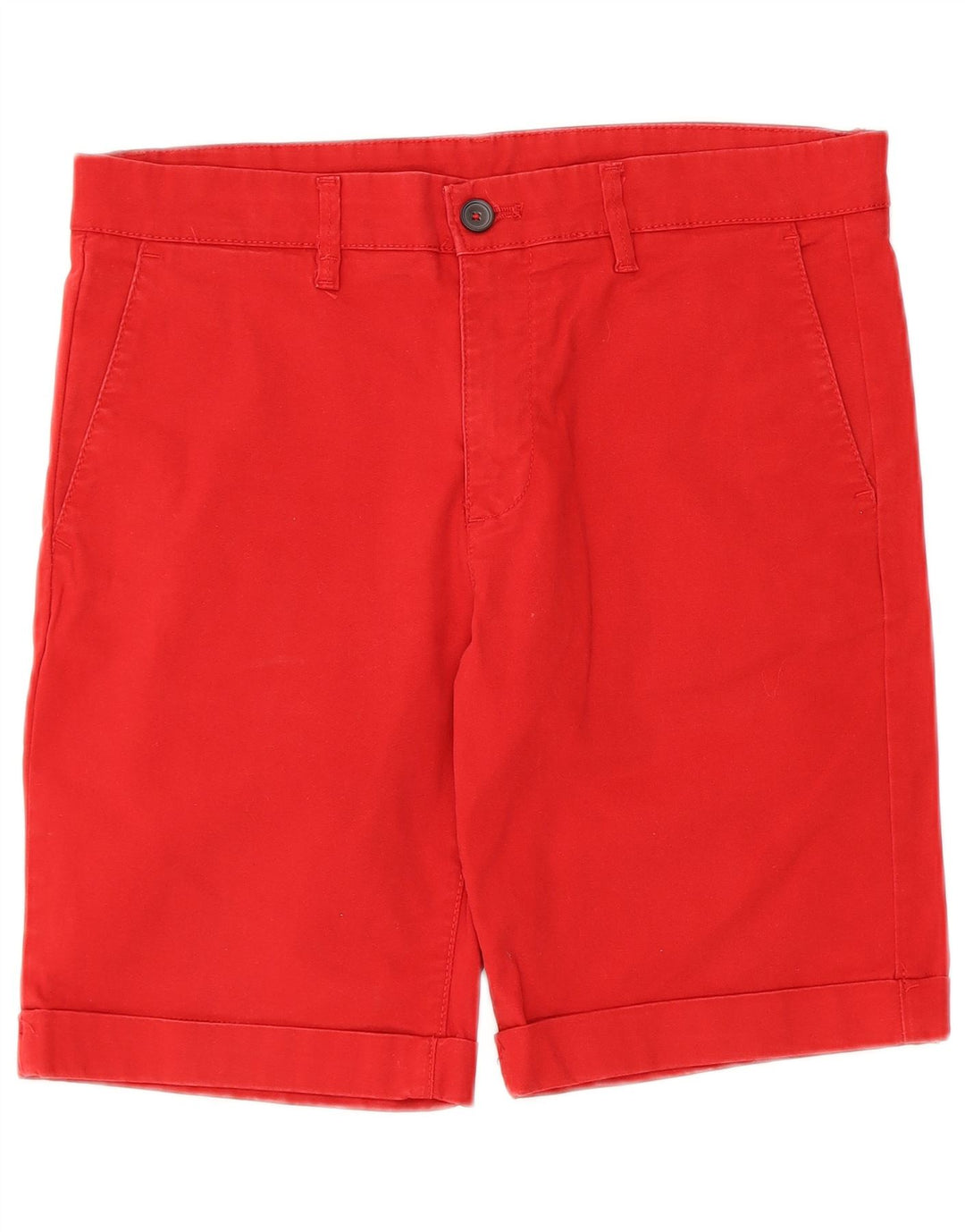 Zara Herre Chino Shorts EU 40 Medium W31 Rød