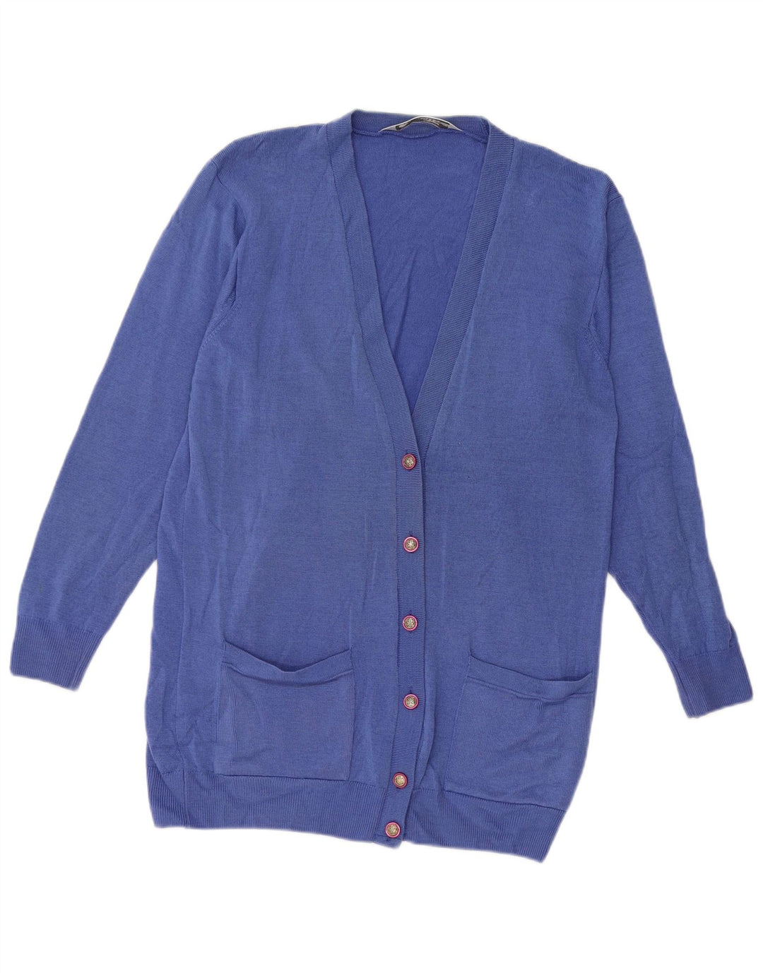 Marks & Spencer Dame St. Michael Cardigan Sweater UK 8 Small Blue