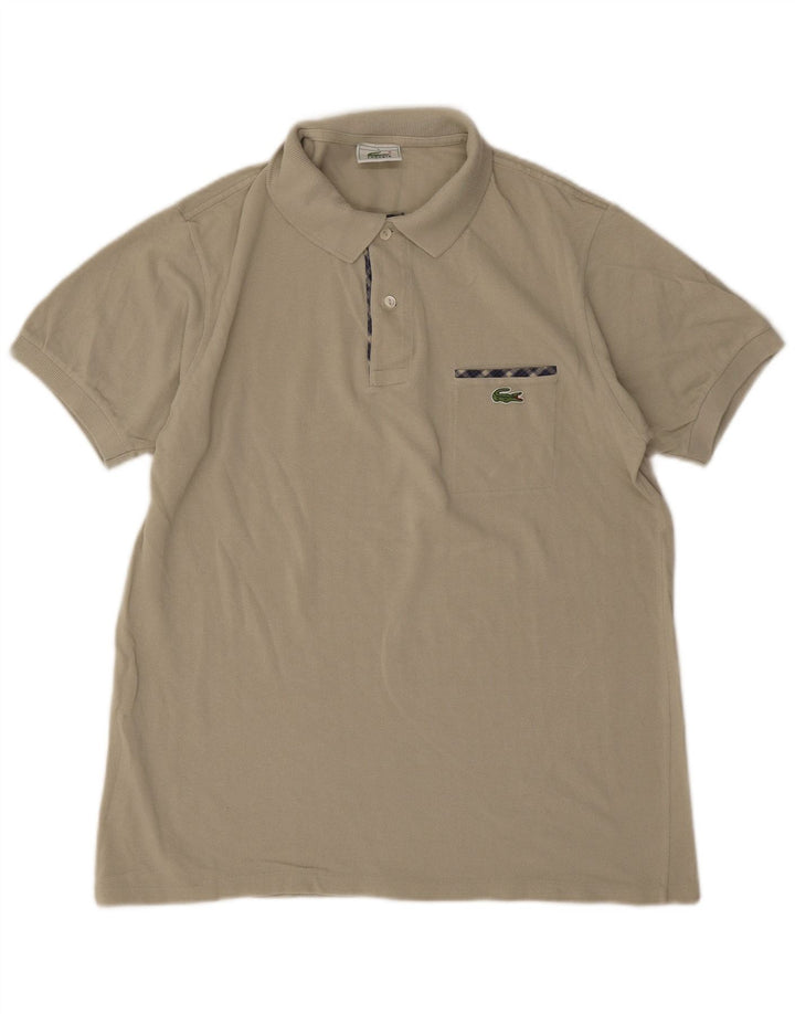 Lacoste herre poloskjorte str. 4 Medium Khaki Bomuld