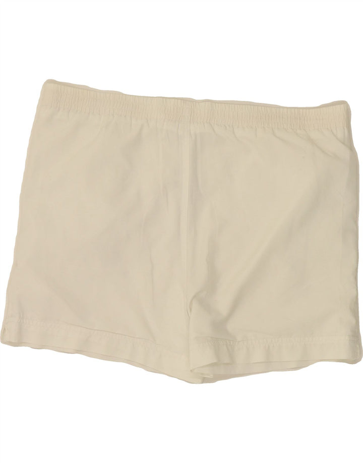 PUMA Womens Sport Shorts UK 14 Large White Polyester Vintage Puma and Second-Hand Puma from Messina Hembry 