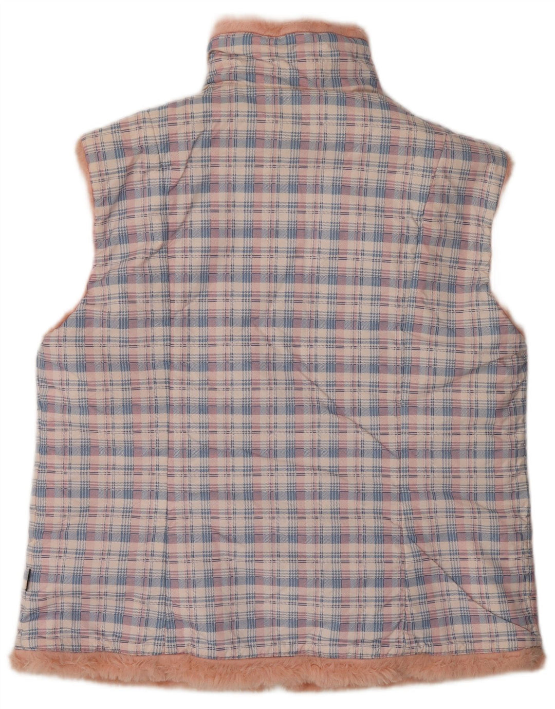 Colmar Womens Faux Fur Reversible Gilet IT 46 Large Pink Polyamide