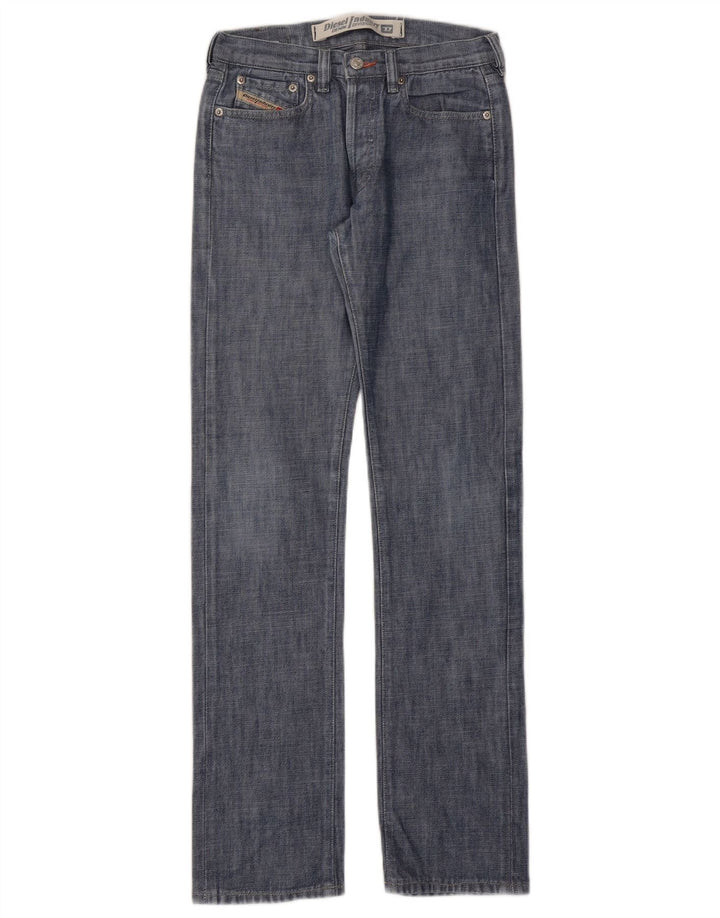 Diesel Dame Straight Jeans W26 L32 Blå Bomuld