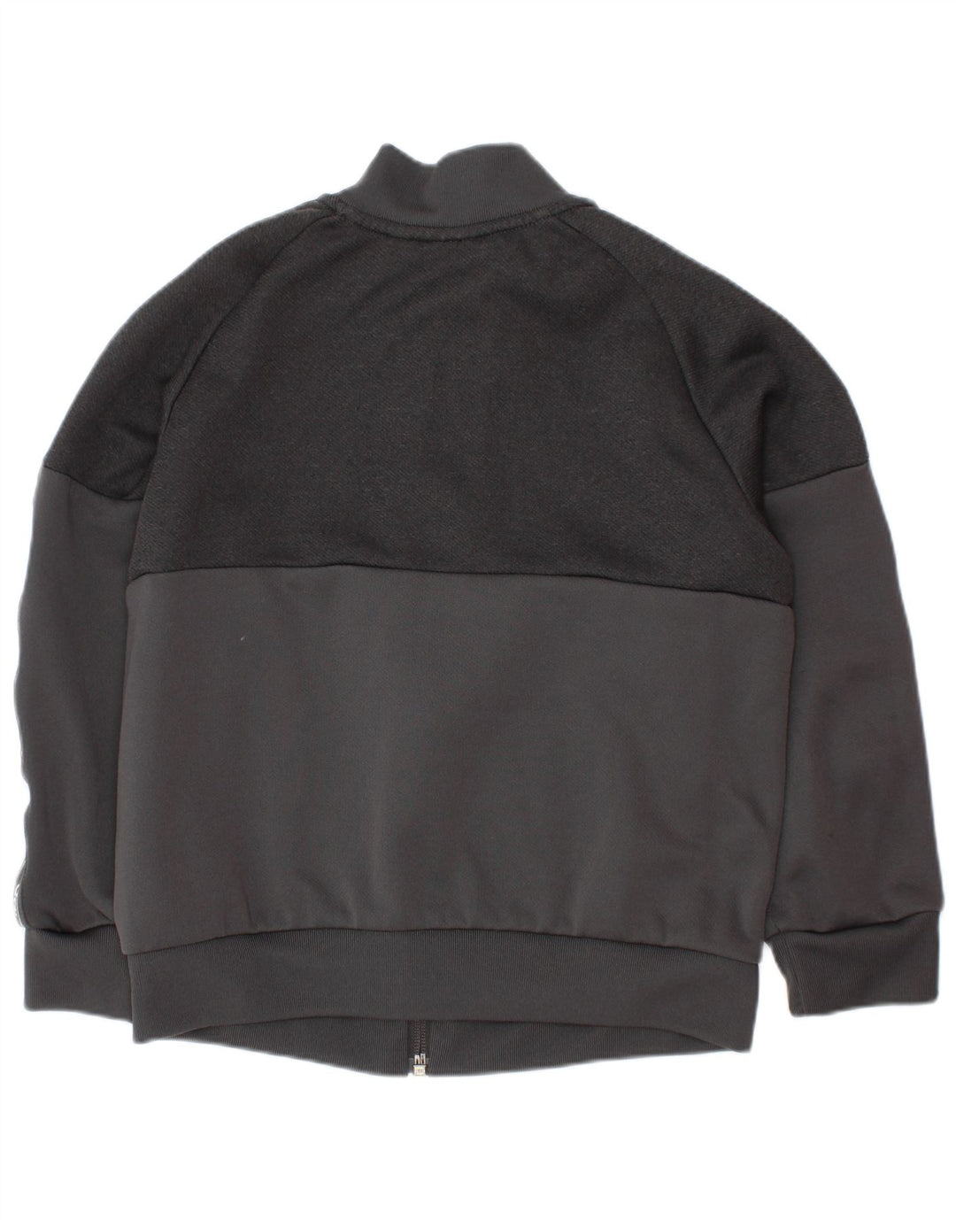 ADIDAS drenge grafisk træningsdragt topjakke 6-7 år grå polyester