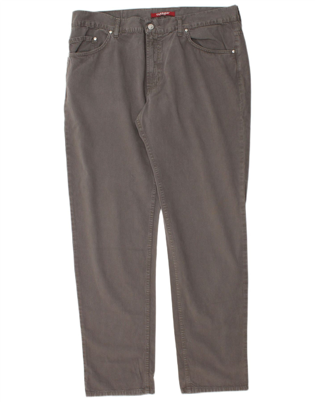 Carrera Herre Regular Fit Casual Bukser W40 L33 Grå Bomuld