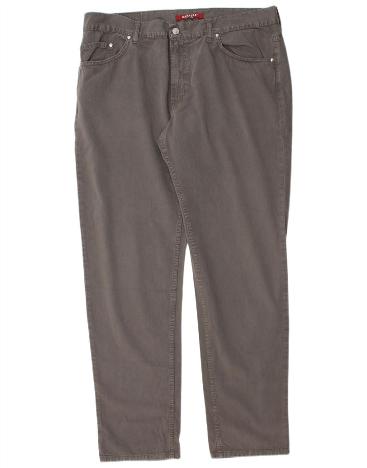 Carrera Herre Regular Fit Casual Bukser W40 L33 Grå Bomuld