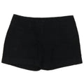 Zara Chino Shorts til kvinder Small W26 Sort bomuld